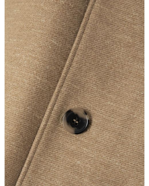 Loro Piana Natural Roadster Suede-Trimmed Cotton-Twill Jacket