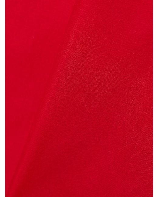 Altuzarra Red Jools Silk-Organza And Crepe De Chine Maxi Dress