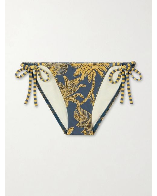 Eres Blue Solarium Printed Bikini Briefs