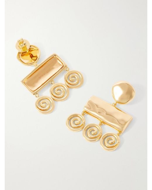DEHANCHE Metallic Koru-Toned Earrings