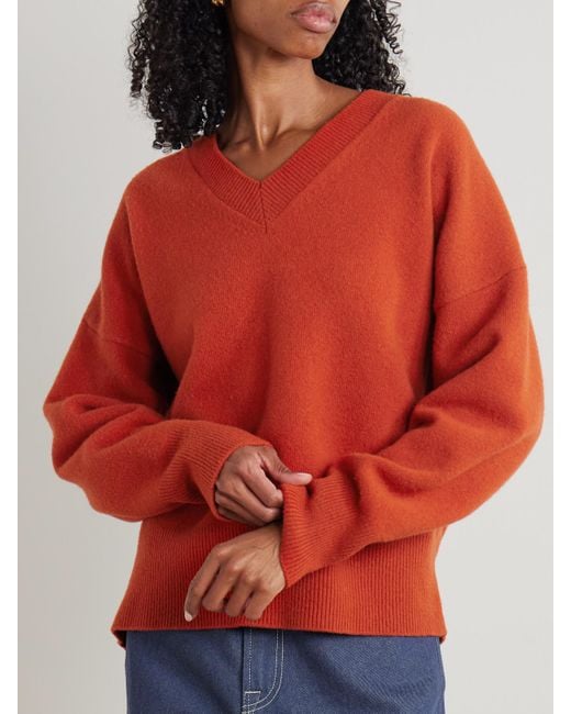 Rohe Red Pullover Aus Einer Wollmischung