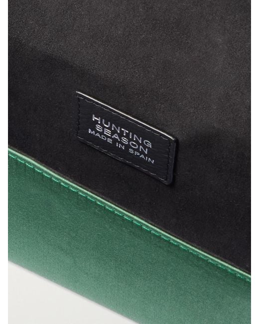 Hunting Season Green Opera Satin Clutch