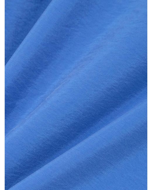 Totême  Blue Parachute Maxirock Aus Einer Seidenmischung