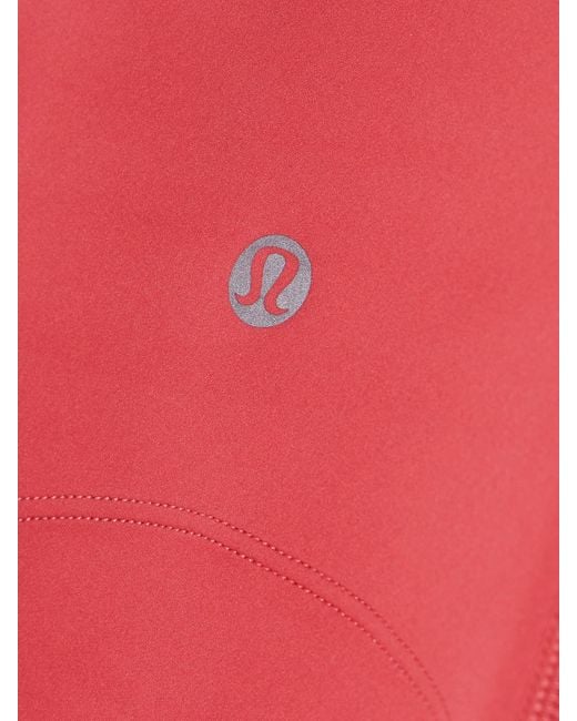 lululemon athletica Red Train Toned Leggings