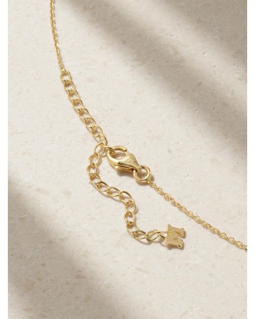 Mateo Natural 14-Karat, And Diamond Necklace