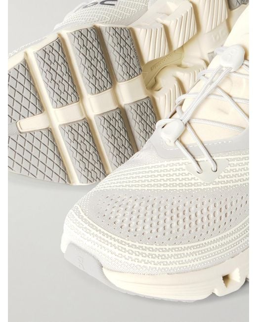 On Shoes Natural Cloud X Z5 Rubber-Trimmed Mesh Sneakers