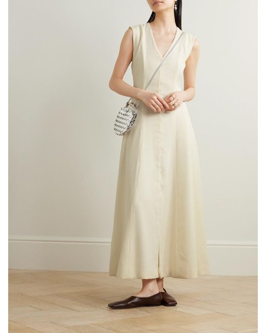 Abadia Natural Midikleid Aus Strick