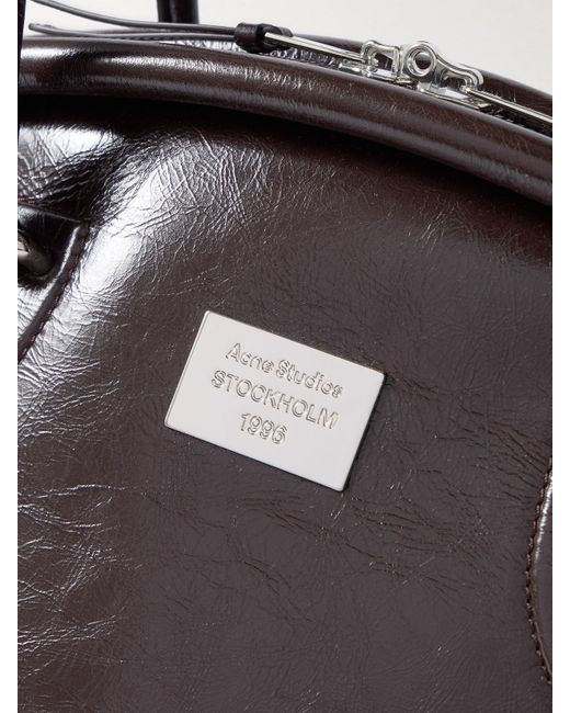 Acne Brown Bowlina Leather Tote