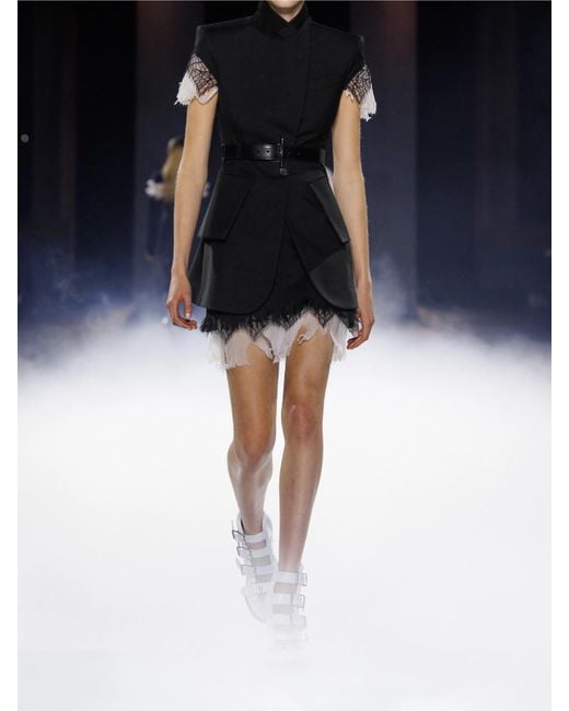 Alexander McQueen Black Sleeveless Jacket
