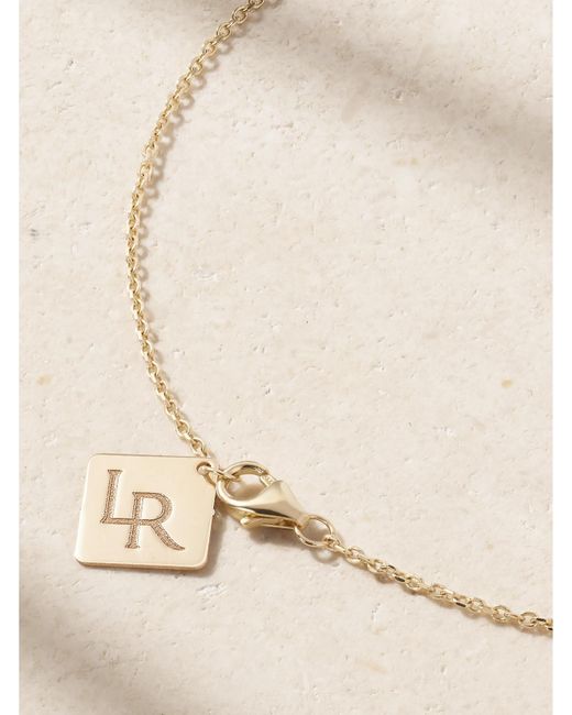 Collier En Or 14 Carats (585/1000) Émail Et Diamants Lauren Rubinski en coloris Natural