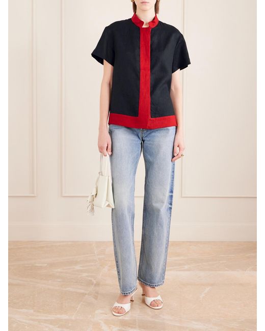LIBEROWE Black Hana Linen Shirt