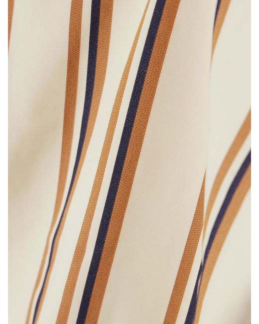 Eres Natural Iode Striped Jacquard Swimsuit