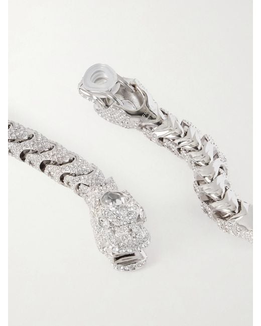 Gucci Natural Dionysus-Tone And Crystal Earrings