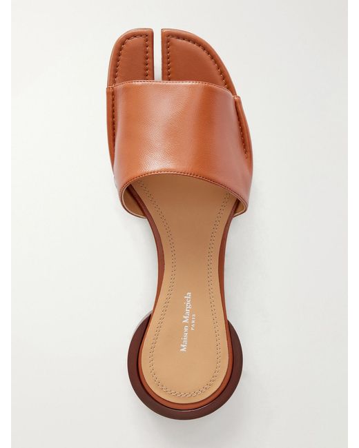 Maison Margiela White Tabi Split-Toe Leather Flats
