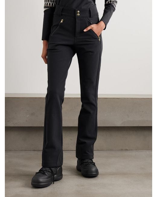 Bogner Black Hazel Appliquéd Ski Pants