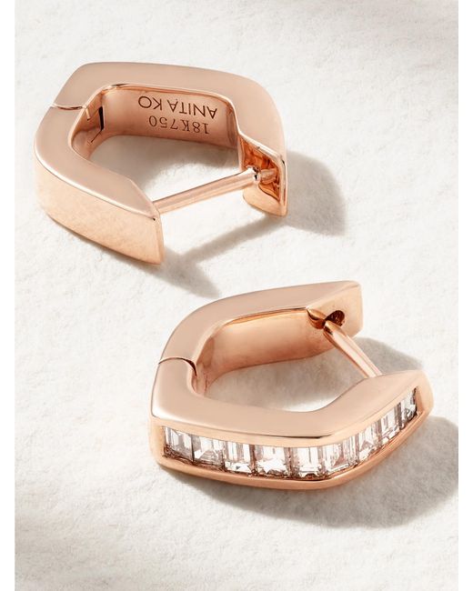 Anita Ko Natural Georgie 18-Karat Diamond Earrings