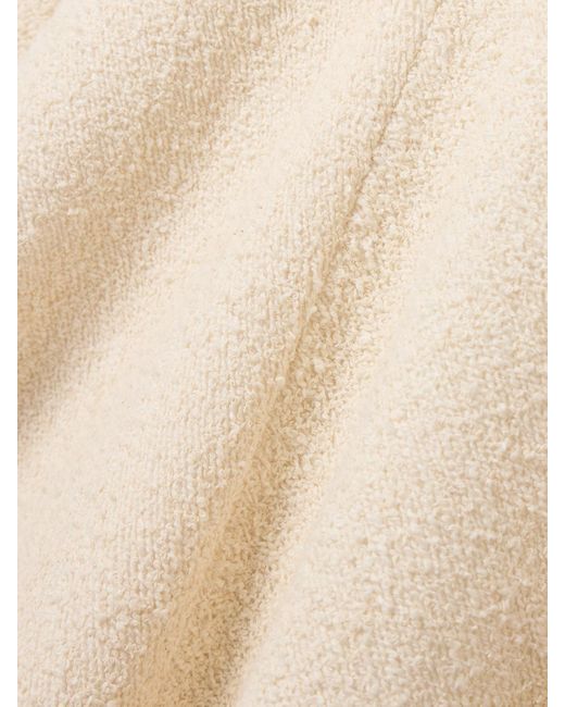 Robe Midi En Bouclé De Coton Mélangé Mellie Khaite en coloris Natural