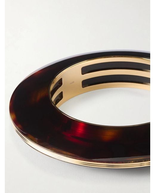 Jacques Marie Mage Multicolor Loulou De La Falaise Rhoda-Plated Acetate Bangle