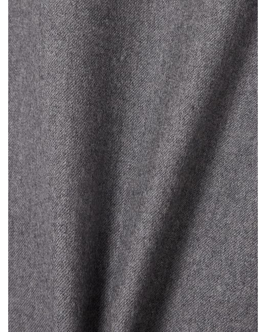 Stella McCartney Gray Hose Mit Weitem Bein Aus Wolle
