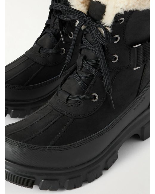 Bottines En Cuir Doublées De Peau Lainée Torino V Parc Sorel en coloris Black