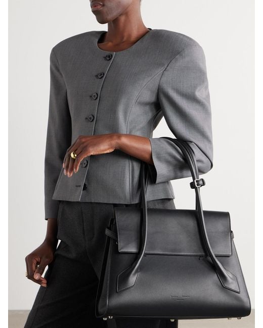 Proenza Schouler Black Tate Leather Shoulder Bag