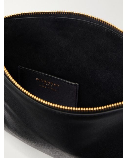Givenchy Black Voyou Leather Clutch