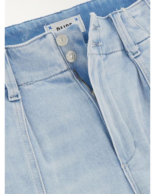PAIGE Blue Brooklyn Wide-Leg Jeans