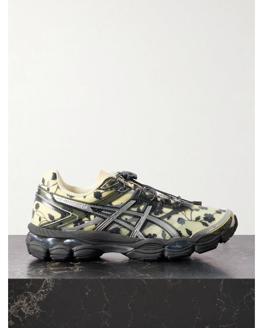 Asics Yellow Cecilie Bahnsen Gel-Cumulus 16 Sscb Sneakers Aus Mesh Mit Blumenprint