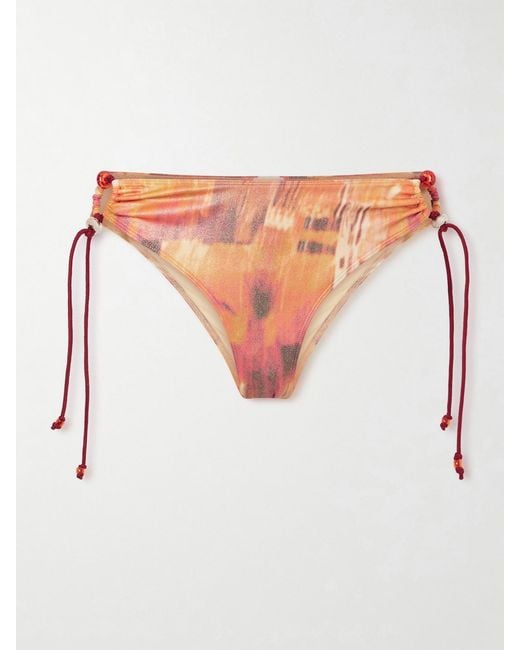 Isabel Marant White Alvina Embellished Bikini Briefs