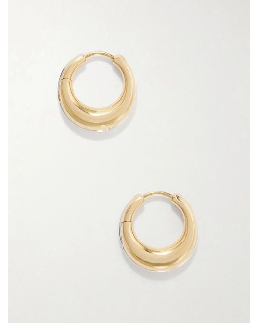LIE STUDIO Metallic The Harper-Plated Earrings