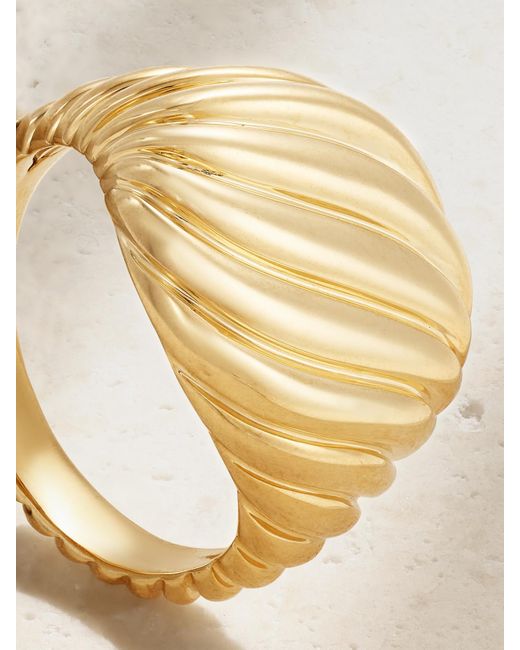 David Yurman Metallic Cable 18-Karat Signet Ring