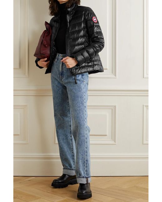 Canada Goose Black Cypress Quilted Recycled Ripstop Down Jacket