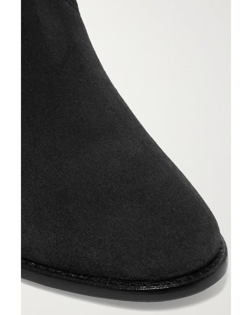 Isabel Marant Black Crisi Suede Ankle Boots
