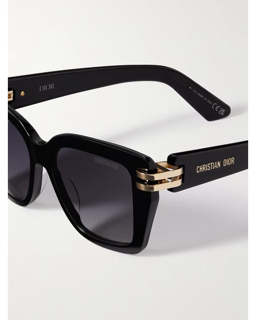 Dior Black Cdior S1I Square-Frame Acetate Sunglasses