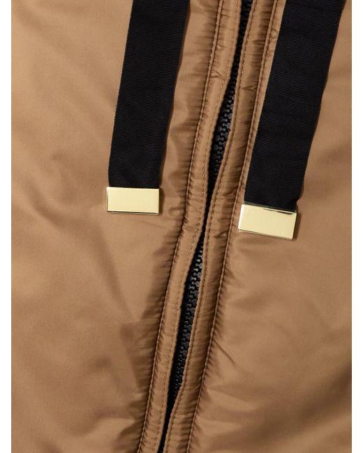 Max Mara Natural The Cube Weste Aus Wattiertem Shell Mit Kapuze
