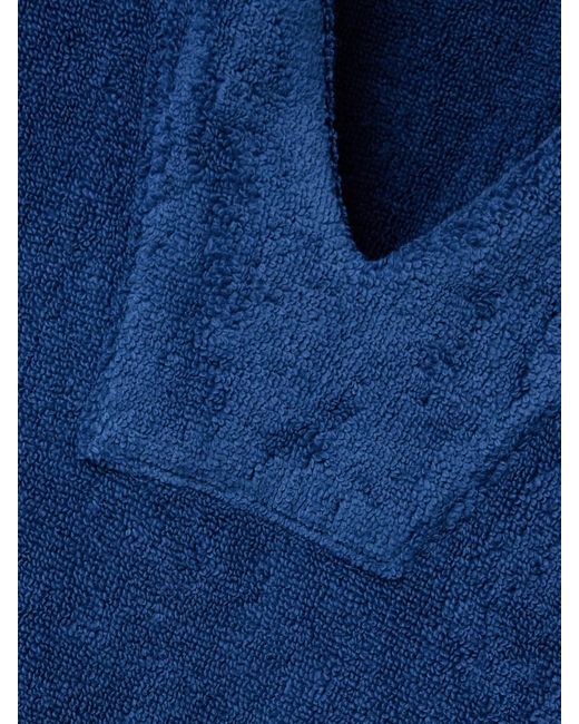 Lisa Marie Fernandez Blue Tunika Aus Baumwollfrottee