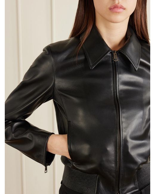 Balenciaga Black Leather Jacket