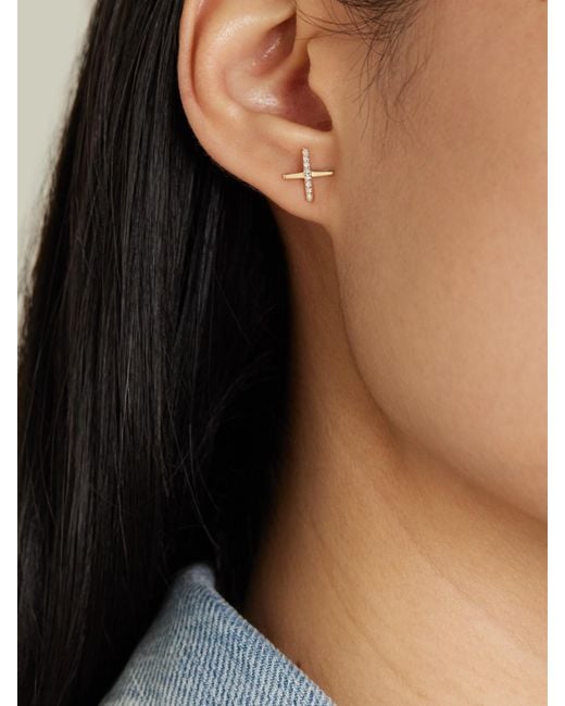 Melissa Joy Manning Natural 14-Karat Recycled Diamond Earrings