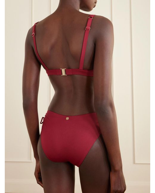 Max Mara Red Beachwear Sandra Bikini Briefs