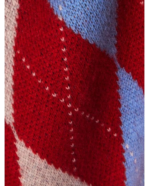 Pull En Cachemire À Motif Jacquard Chapman arch4 en coloris Red