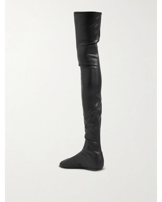 Proenza Schouler White Tee Over-The-Knee Boots