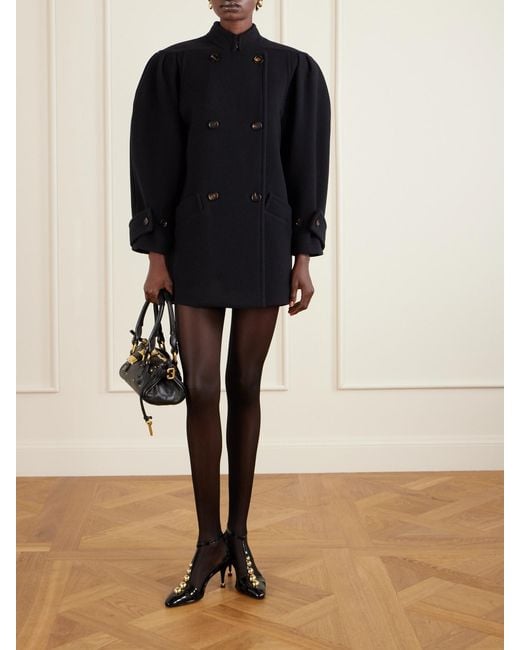 Chloé Black Cleiat Embellished Patent-Leather Pumps