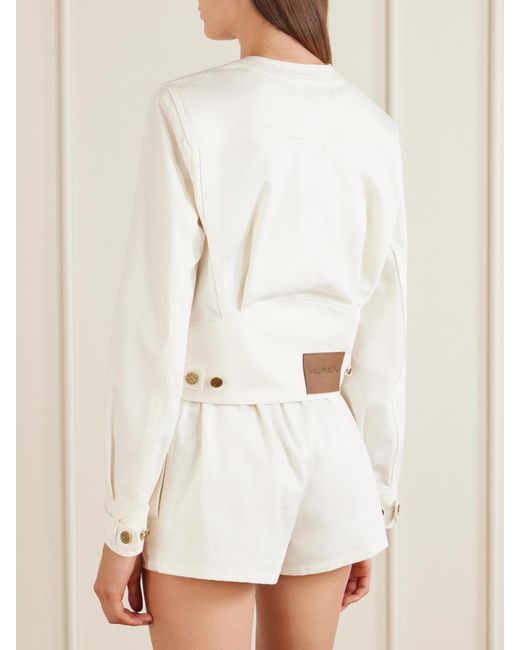 Balmain Natural Denim Jacket