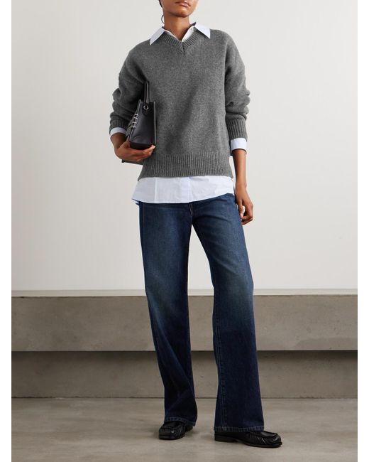 Pull En Laine Balla &Daughter en coloris Gray