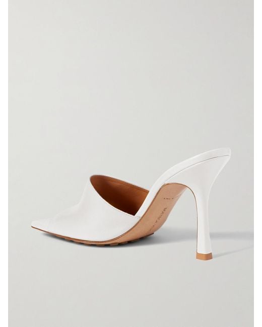 Bottega Veneta Natural Leather Mules