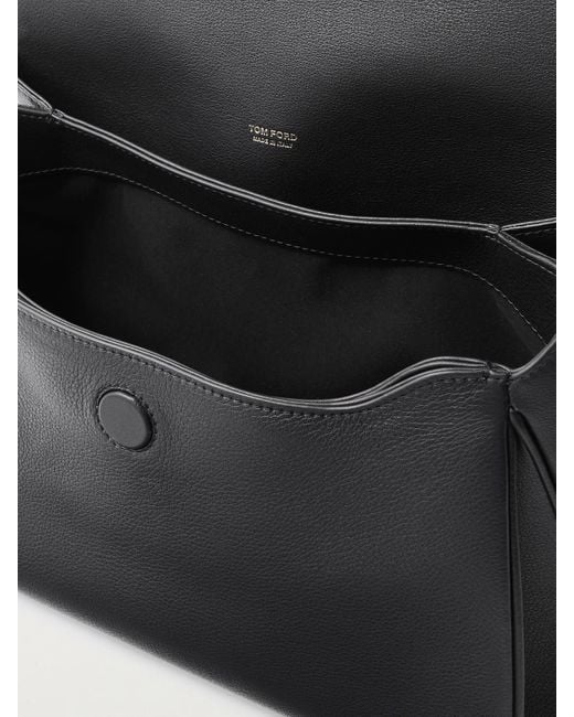 Tom Ford Black Tara Leather Shoulder Bag