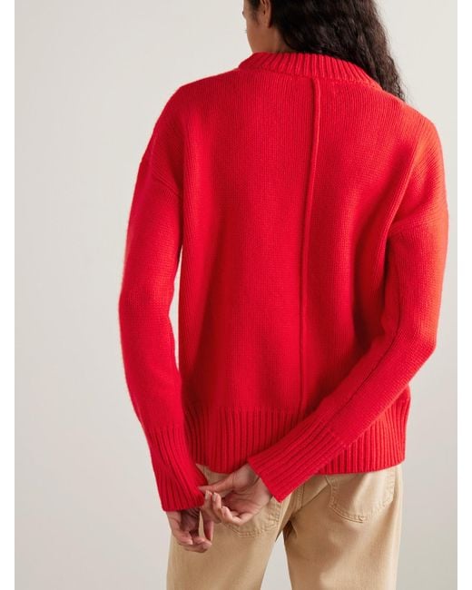 La Ligne Red Marin Pullover Aus Einer Woll-Kaschmirmischung