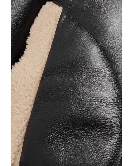 Halfboy Black Cropped Shearling Jacket