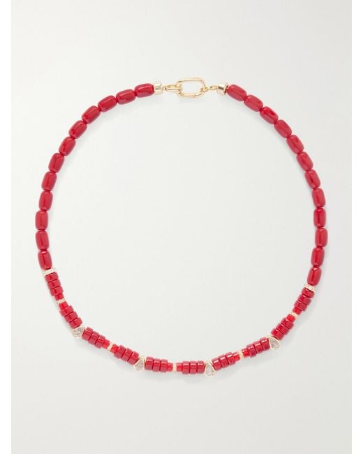Joolz by Martha Calvo Pink Alba-Plated Glass Necklace