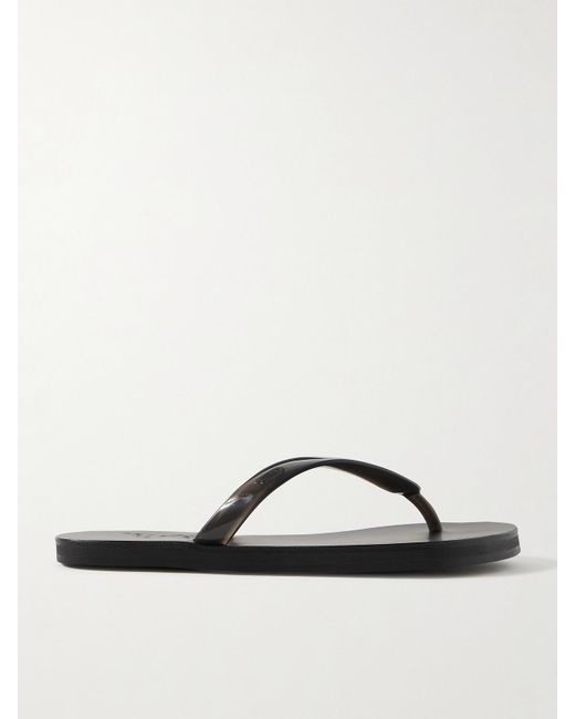 Ancient Greek Sandals Black Saionara Jelly Pvc Flip Flops